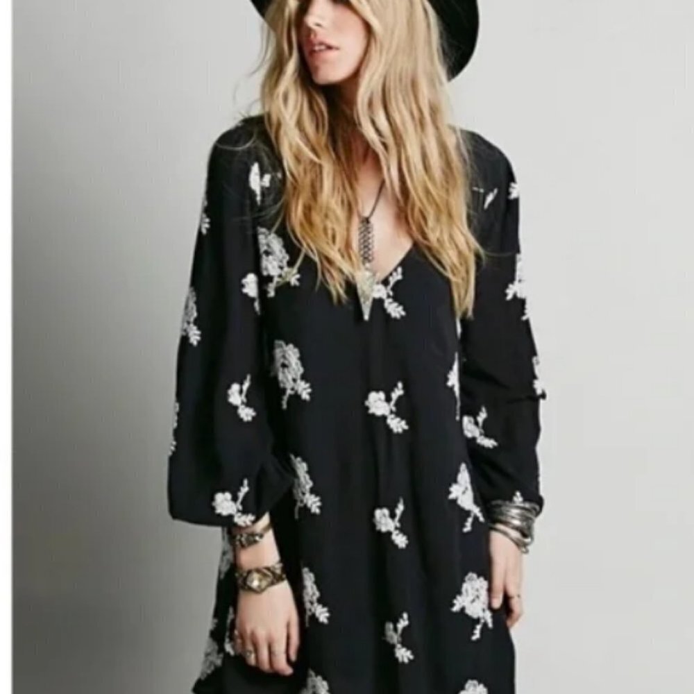 Free People Emma Austin Bohemian Tunic Dress - xs - Picture 4 of 6